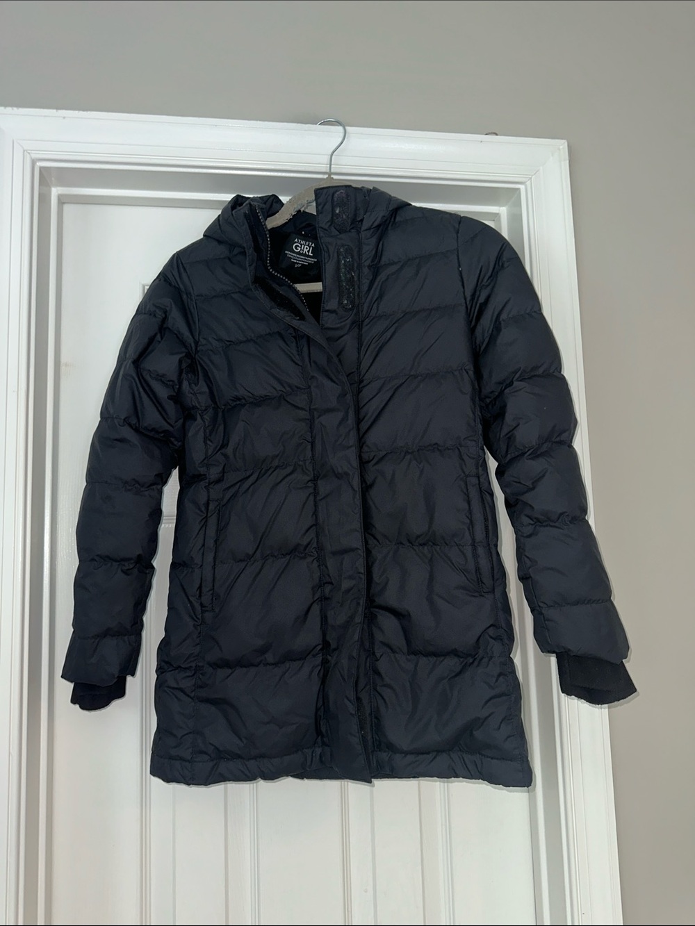 Athleta girls down coat